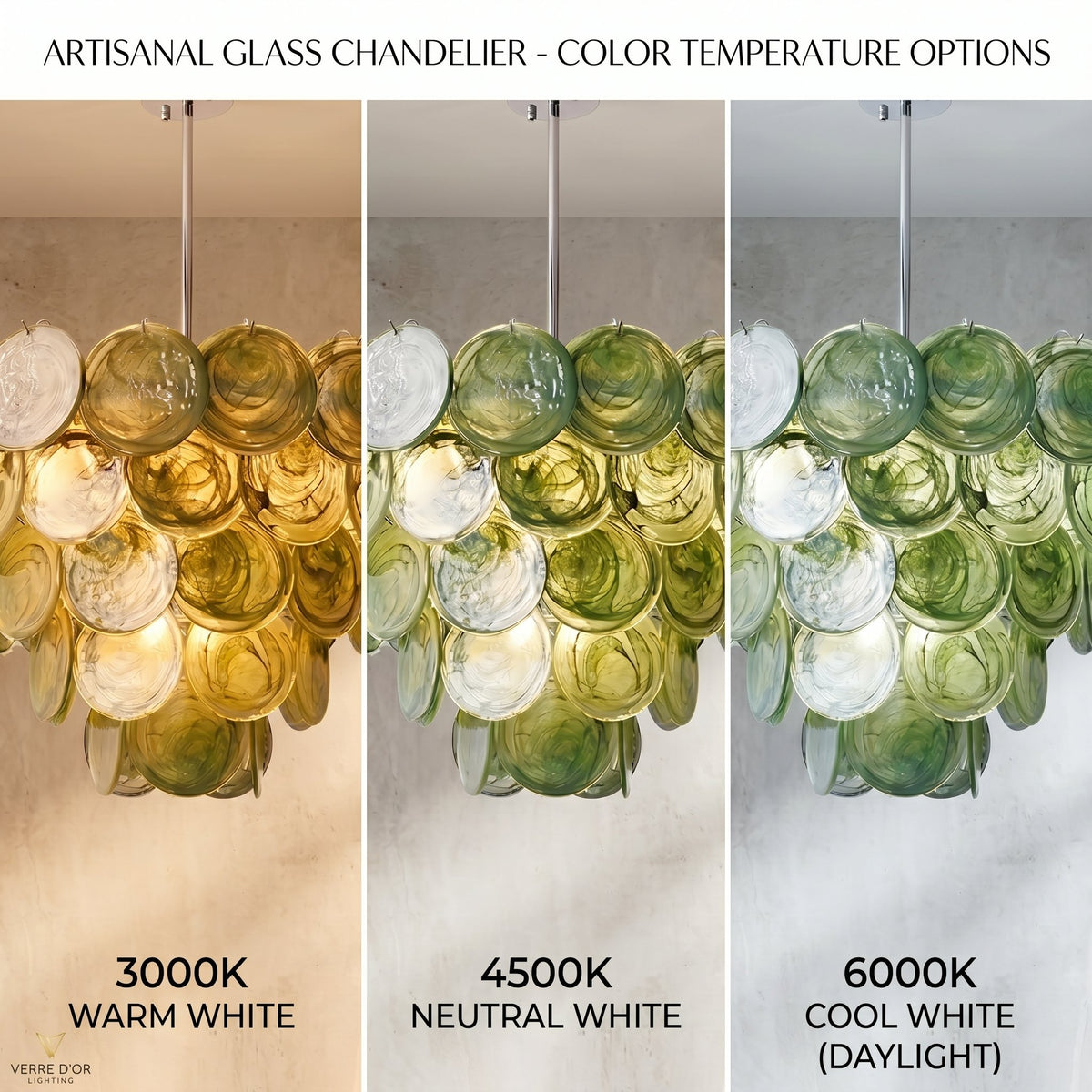 Grand lustre style Art Déco de 80 cm de diamètre, ajoutant une touche spectaculaire au-dessus d'une table de salle à manger.